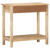 vidaXL Console Table Natural wood Solid Mango Wood 31.5 x 13.8 x 29.1 in