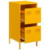 vidaXL Sideboard Mustard Yellow Cold-rolled Steel Sideboard Rectangular