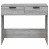 vidaXL Console Table Grey Sonoma Engineered Wood Medium Console Table