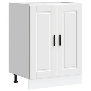 vidaXL Kitchen Base Cabinet White Engineered wood Standard