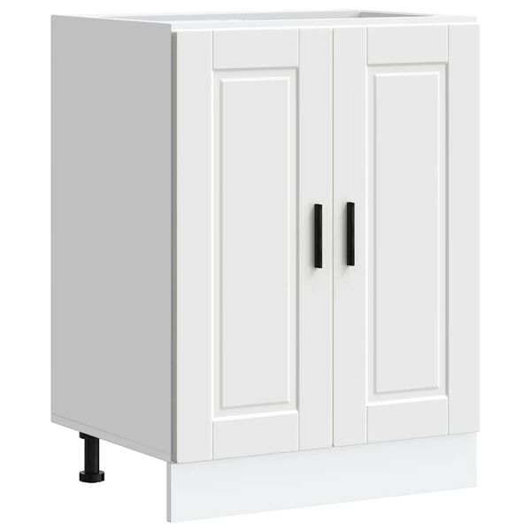 vidaXL Kitchen Base Cabinet White Engineered wood Standard