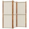 vidaXL 3-Panel Room Divider Light Gray 82.7"x70.9"