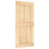 vidaXL Sliding Door with Hardware Set 37.4x82.7" Solid Wood Pine