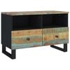 vidaXL TV Cabinet Multicolor Solid reclaimed wood, engineered wood, iron