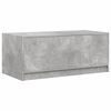 vidaXL Coffee Table Concrete Gray Engineered Wood, Glass Large