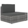 vidaXL Garden Lounge Set Grey and Anthracite