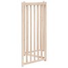 vidaXL Dog Gate Set of 3 Solid fir wood 59.1 in Foldable Dog Gate