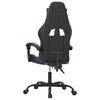 vidaXL Gaming Chair Black and Blue Faux leather, Metal, Plywood Medium