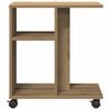 vidaXL Side Table artisan oak 50 x 30 x 55 cm Engineered wood