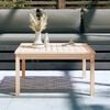 vidaXL Garden Table Natural Wood Solid Pine Wood Large Durable