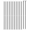 vidaXL Wire Mesh Fence with Flange Anthracite 6.6x82.0'