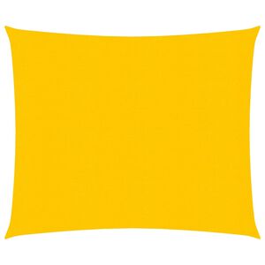 vidaXL Sunshade Sail 1.75 oz/ft² Square Yellow 13.1x13.1' HDPE