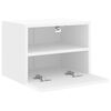 vidaXL TV Wall Cabinet Set of 2 White Engineered wood Small