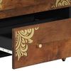vidaXL Sideboard Brown 23.62 x 12.99 x 29.53 in Solid Mango Wood