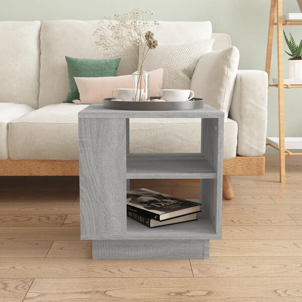 vidaXL Coffee Table Grey Sonoma Engineered Wood