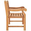 vidaXL Patio Bench with Cushion 47.2" Solid Teak Wood