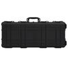 vidaXL Wheeled Flight Case Black 37.8"x16.5"x6.3" PP