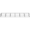 vidaXL Dog Kennel Black Steel Extra Large Durable Dog Kennel