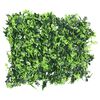 vidaXL Artificial Leaf Fence Set of 24 Green Polyethylene 15.7 x 23.6 in