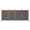 vidaXL 4-Panel Room Divider Anthracite 136.2"x70.9" Fabric