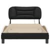 vidaXL Bed Frame Black and White