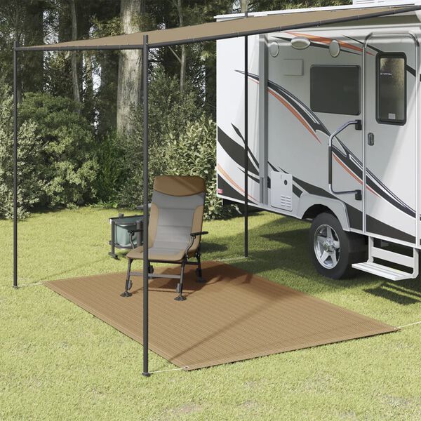 vidaXL Tent Carpet 78.7x118.1" Taupe