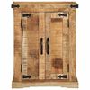 vidaXL Sideboard Brown 21.7" x 13.8" x 27.6" Rough Mango Wood