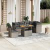 vidaXL Garden Sofa Set Dark Grey, Grey
