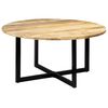 vidaXL Dining Table Brown Solid mango wood Large Durable Dining Table