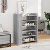 vidaXL Shoe Cabinet Grey Sonoma Engineered Wood 29.3x14.8x39.4 in