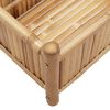 vidaXL Planter Natural Bamboo Bamboo Large Planter Rectangular