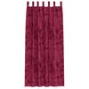 vidaXL Velvet Curtains 2 pcs Wine red 96.46 x 55.12 in Velvet