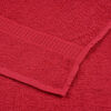 vidaXL Sauna Towel Set of 10 Red 100% Cotton 31.5 x 78.7 in Bath Towel