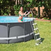 INTEX Pool Ladder Grey Steel, Plastic 52.0 in tall Pool Ladder Other