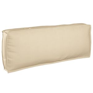 vidaXL Cushion Beige 47.24 x 15.75 x 4.72 in Oxford Fabric