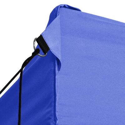 vidaXL Professional Folding Party Tent with 4 Sidewalls 9.8'x13.1' Steel Blue