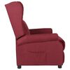 vidaXL Recliner Chair Wine Red 100% Polyester Fabric Standard