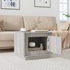 vidaXL Coffee Table Gray Sonoma Engineered Wood Medium Rectangular