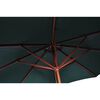 vidaXL Garden Parasol Green Polyester Large Height-Adjustable