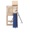 vidaXL Outdoor Playset Natural Solid Pine Wood, Polypropylene, Metal Large