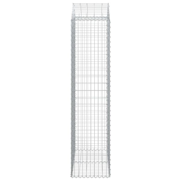 vidaXL Gabion Basket Silver Galvanized Iron Large Durable