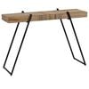 vidaXL Console Table Natural Wood and Black Reclaimed Teak Medium