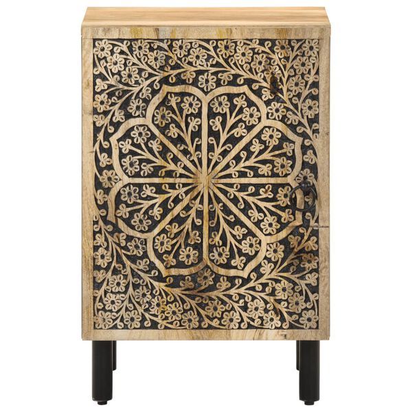 vidaXL Bathroom Cabinet 15"x13"x22.8" Solid Wood Mango