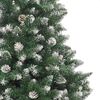 vidaXL Artificial Christmas Tree with 150 LEDs Green 47.24 in