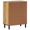 vidaXL Side Cabinet Natural wood Solid mango wood, engineered wood, iron