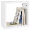 vidaXL Cube Shelf Set of 6 White Engineered wood