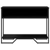 vidaXL Console Table Black Engineered wood and metal Medium