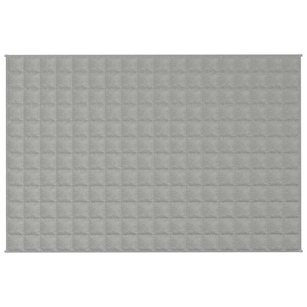 vidaXL Weighted Blanket Grey 100% Cotton 47.2 x 70.9 in Weighted Blanket