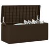 vidaXL Garden Storage Box Brown Polypropylene Large Garden Storage Box