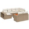 vidaXL Garden Sofa Set Beige